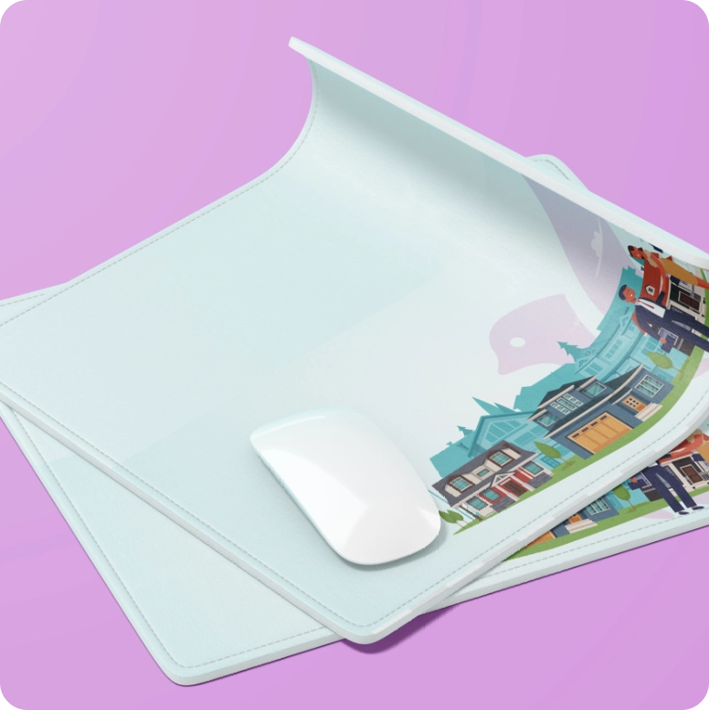 Mouse Pad for Freedom Rents' Employee Welcome Kit