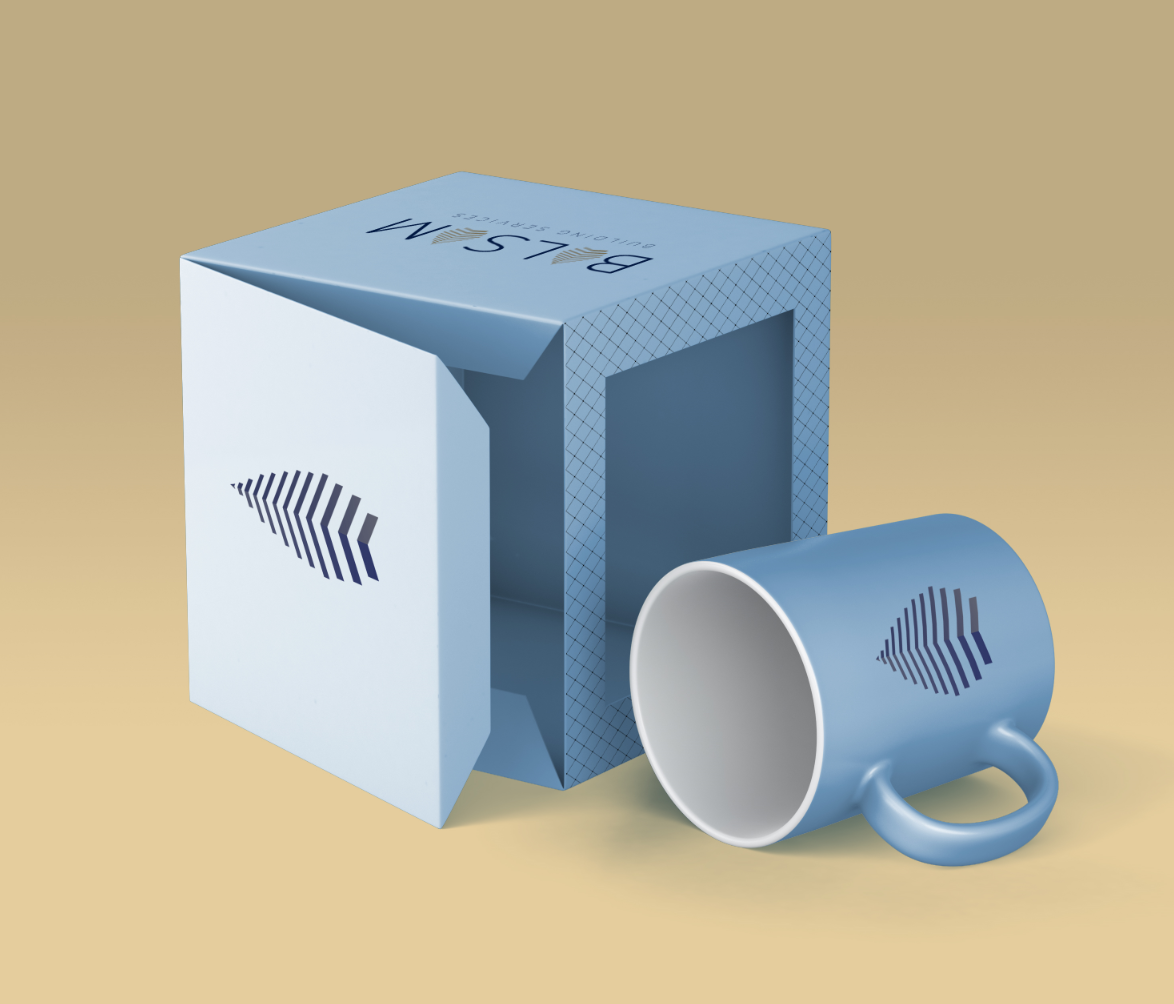 Mug for Client Balsam Building Services' Employee Welcome Kit