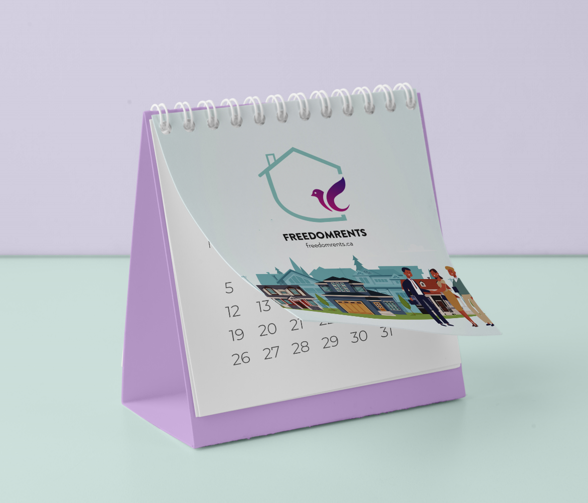 Calendar Design for Client Freedom Rents