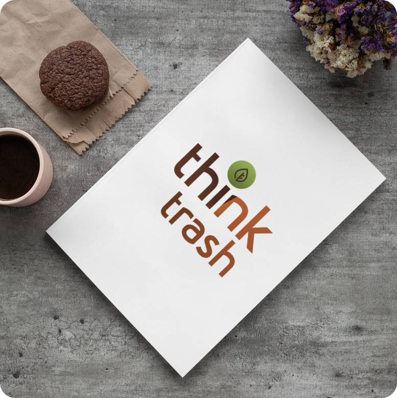 Notepad for Think Trash's Employee Welcome Kit