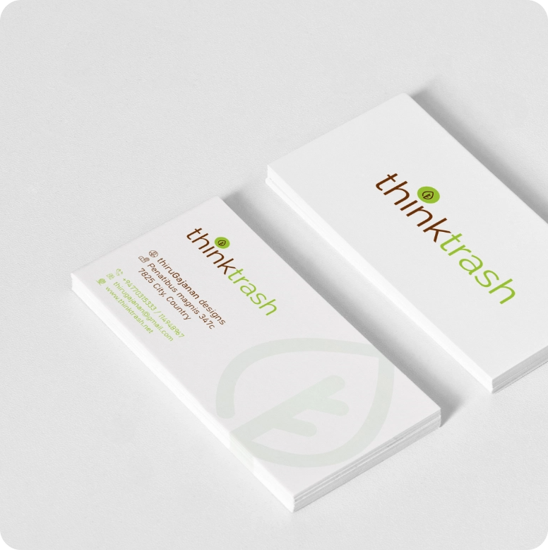 Visiting Card for Think Trash